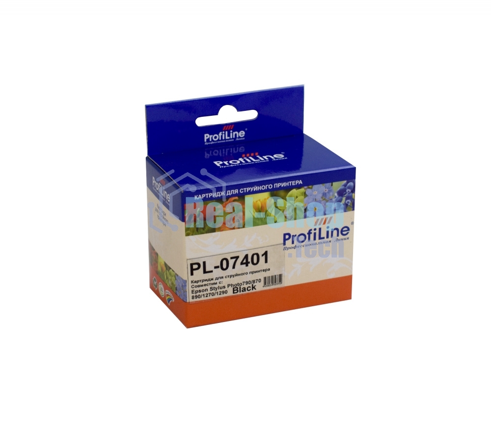 Картридж струйный ProfiLine PL-07401 для принтеров Epson StylusPhoto 790/870/890/1270/1290 Black водн