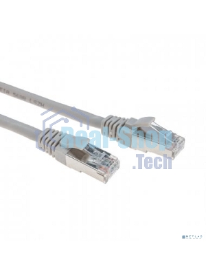 Патч-корд F/UTP Rexant cat.5e, RJ45-RJ45, 26AWG, ZH нг(А)-HF, серый, 0,5 м