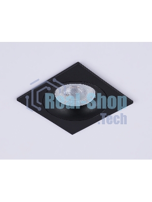 Светильник встраиваемый Ambrella light TN102729 BK черный GU5.3 92*92*23