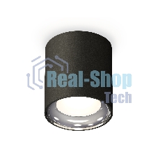 Светильник Ambrella Light XS7422011 SBK/PSL черный песок/серебро полированное MR16 GU5.3 (C7422, N7023)