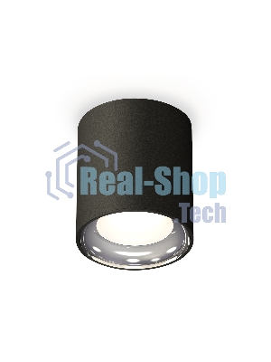 Светильник Ambrella Light XS7422011 SBK/PSL черный песок/серебро полированное MR16 GU5.3 (C7422, N7023)