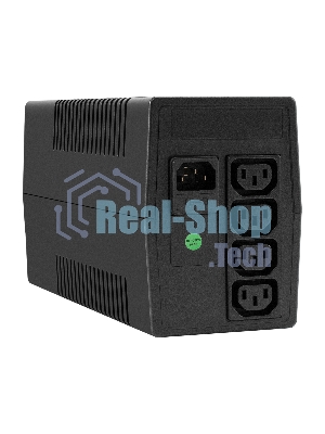 Источник бесперебойного питания ExeGate Smart LB-1000.LCD.AVR.4C13 (1000VA/650W, LCD, AVR, 4*C13, батарея 12V 9Ah, черный)