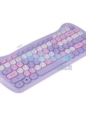 Комплект клавиатура+мышь Smartbuy 668396AG-KT беспроводной, USB, 1600 DPI, сиреневый/фиолетовый