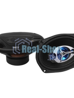 Колонки автомобильные Kicx GX-693 200Вт 92дБ 4Ом 15x23см (6x9дюйм) (ком.:2кол.) коаксиальные трехполосные
