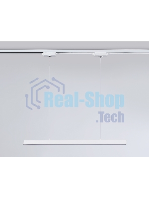 Трековый однофазный подвесной светодиодный светильник Ambrella light GL6783 WH белый LED 24W 4200K 600*22*1025