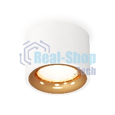 Светильник Ambrella Light XS7510024 SWH/PYG белый песок/золото желтое полированное MR16 GU5.3 (C7510, N7014)