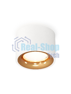 Светильник Ambrella Light XS7510024 SWH/PYG белый песок/золото желтое полированное MR16 GU5.3 (C7510, N7014)