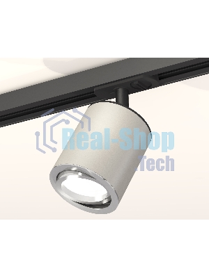 Светильник Ambrella light XT7423001 SGR/PSL/SBK серый песок/серебро полированное/черный песок MR16 GU5.3 (A2537, C7423, N7003)