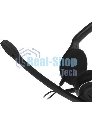 Гарнитура EPOS PC 8 чёрный, проводная, USB, подвижный микрофон, выключение микрофона