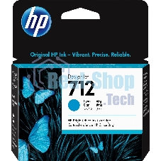 Картридж струйный HP 712 3ED67A голубой (29мл) для HP DJ Т230/630