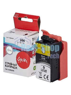 Струйный картридж Sakura C13T26614010 (266 Black) для Epson, черный, 8,8 мл., 250 к.