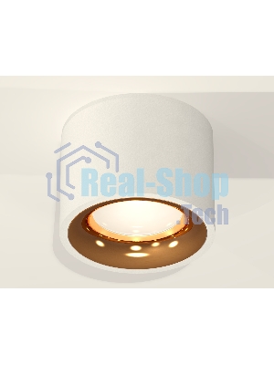 Светильник Ambrella Light XS7510024 SWH/PYG белый песок/золото желтое полированное MR16 GU5.3 (C7510, N7014)