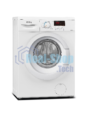 Стиральная машина Korting KWM 40B1270 белый, загрузка фронтальная 7 кг, 1200 об/мин, класс: А+++