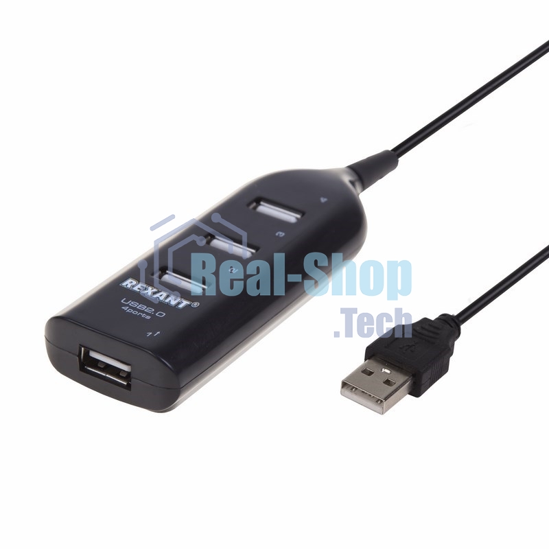 Разветвитель USB 2.0 Rexant на 4 порта