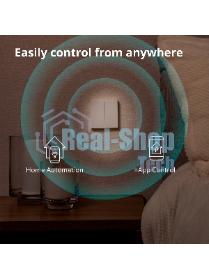 Выключатель умный Aqara Smart wall switch H1 (with neutral, double rocker) WS-EUK04