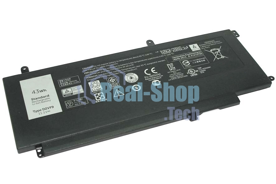 Аккумулятор для Dell Inspiron 15-7547, 43Wh, 11.1V, Dell