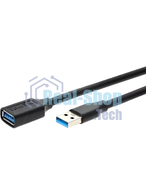 Кабель удлинительный USB3.0 Am-Af 5m Telecom черный (TUS708-5M)