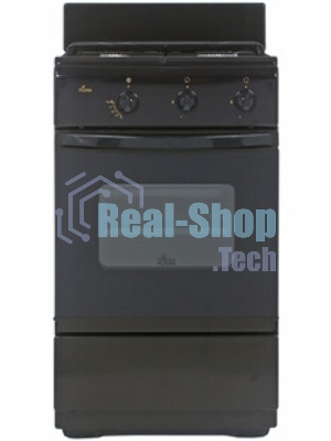 Плита газовая Flama CG 3202 B коричневый, конфорок 2 шт, духовка 30 л, 50 см x 85 см x 35 см