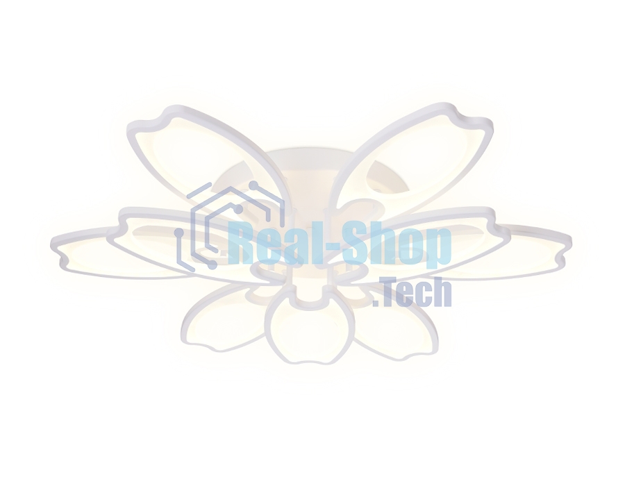 Потолочный светодиодный светильник FA579/6+3 WH белый 162W 700*640*120 (ПДУ РАДИО 2.4G)