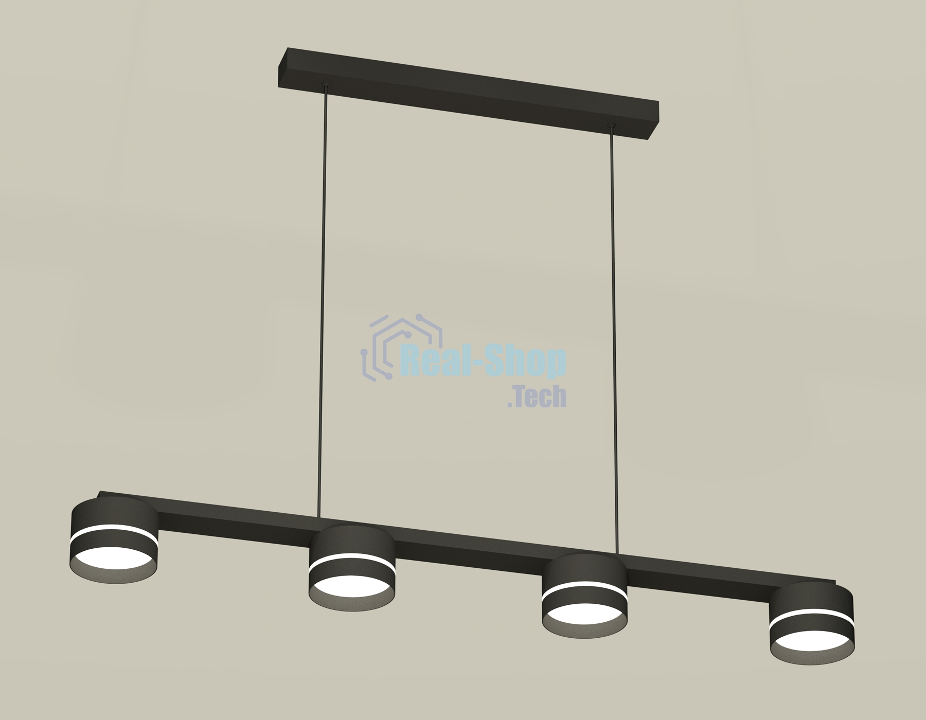 Светильник Ambrella light XB9152202/4 SBK/FR черный песок/белый матовый GX53 (C9152, N8462)