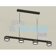 Светильник Ambrella light XB9152202/4 SBK/FR черный песок/белый матовый GX53 (C9152, N8462)