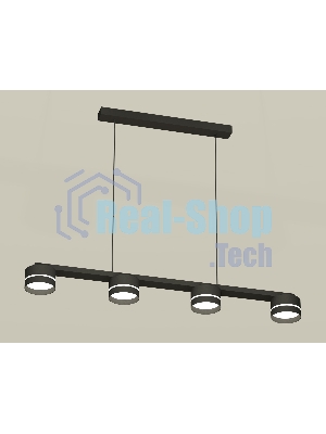 Светильник Ambrella light XB9152202/4 SBK/FR черный песок/белый матовый GX53 (C9152, N8462)