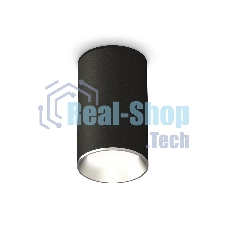 Светильник Ambrella Light XS6323003 SBK/PSL черный песок/серебро полированное MR16 GU5.3 (C6323, N6104)