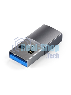 Адаптер Satechi USB Type-A to Type-C. Цвет серый космос.