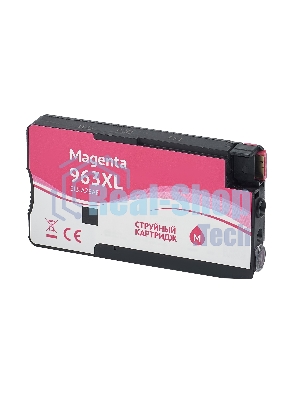 Картридж струйный Sakura 3JA28AE (№963XL Magenta) для HP, пурпурный, 25,5 мл., 1600 к.
