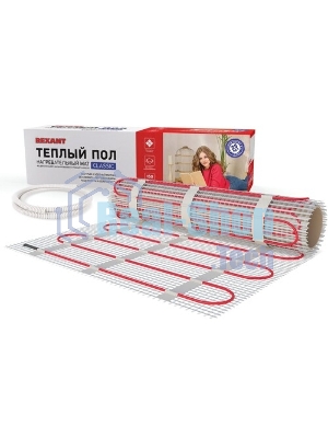 Теплый пол (нагревательный мат) Rexant PRO (RNX -2,5-550 площадь 2,5 м² (0,5х5,0 м)),550 Вт, двухжильный с экраном