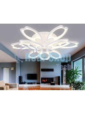 Потолочный светодиодный светильник FA579/6+3 WH белый 162W 700*640*120 (ПДУ РАДИО 2.4G)