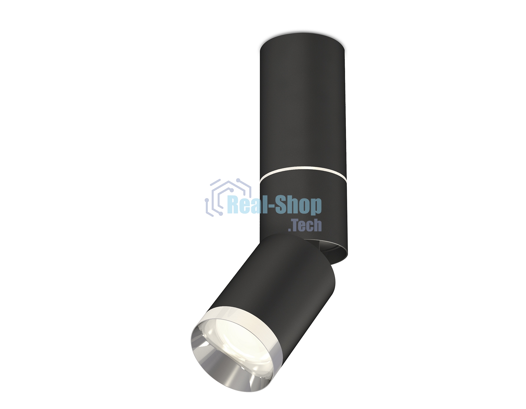 Светильник Ambrella Light XM6313100 SBK/PSL черный песок/серебро полированное MR16 GU5.3 (C6323, A2060, A2221, C6313, N6132)