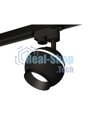 Светильник Ambrella light XT1102002 SBK/PBK черный песок/черный полированный GU5.3 LED 3W 4200K (A2521, C1102, N7031)