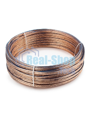 Акустический кабель Cablexpert CC-TC2x1,5-15M, прозрачный,  15 м, бухта