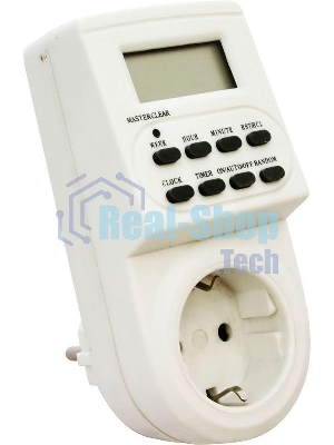 Розетка с таймером Feron (недельная) 3500W/16A 230V, 61925(TM22)