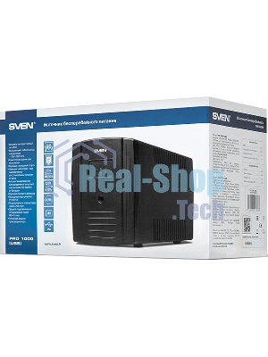 Источник бесперебойного питания SVEN Pro 1000 1000VA/720W USB, RJ-45 (3 EURO) 