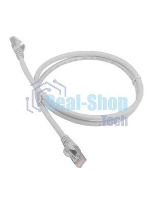 Патч-корд LANMASTER LSZH FTP cat.6a, 1.0 м, белый