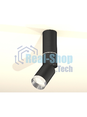 Светильник Ambrella Light XM6313100 SBK/PSL черный песок/серебро полированное MR16 GU5.3 (C6323, A2060, A2221, C6313, N6132)