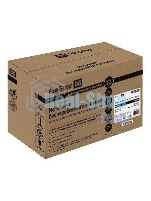 Источник бесперебойного питания ExeGate EX292764RUS SpecialPro UNB-600.LED.AVR.2SH.RJ.USB 600VA/360W, LED, AVR, 2*Schuko, RJ45/11, USB, черный