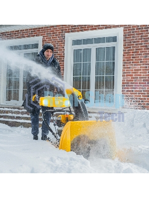 Бензиновая снегоуборочная машина Denzel SBM 610S PRO, 212cc, эл.старт, фара, обогрев