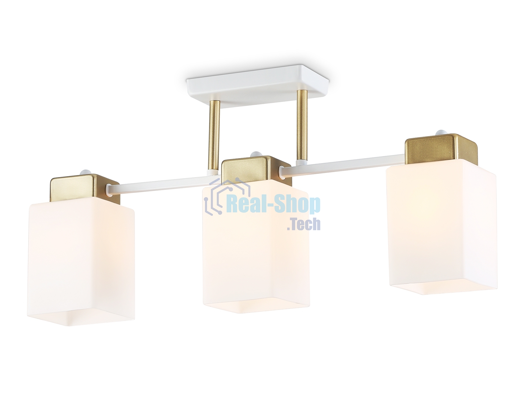 Светильник Ambrella light TR303045/3 WH/GD белый/золото E27/3 max 60W 540*100*270