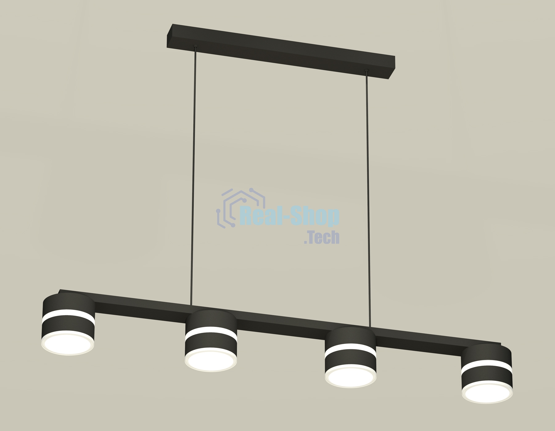 Светильник Ambrella light XB9152203/4 SBK/FR черный песок/белый матовый GX53 (C9152, N8445)