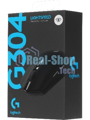 Мышь беспроводная Logitech G304 Lightspeed черный, 12000 dpi, радиоканал, USB, кнопки - 6