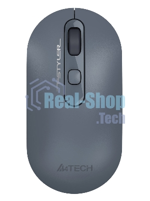 Мышь беспроводная A4Tech Fstyler FG20 пепельный/синий, 2000 dpi, радиоканал, USB, кнопки - 4