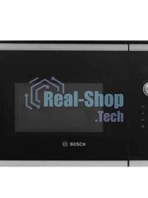 Встраиваемая микроволновая печь Bosch BEL554MS0 нержавеющая сталь/черный, 25 л, 900 Вт, переключатели - поворотный механизм/сенсор