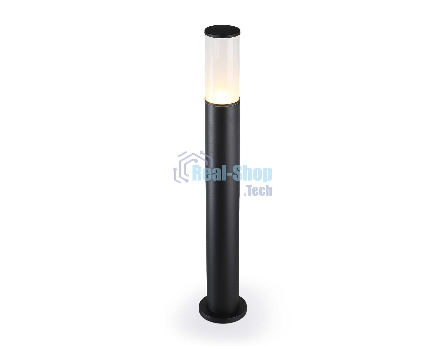Светильник Ambrella light ST2459 BK/FR черный/белый матовый IP54 E27 max 40W D90*800
