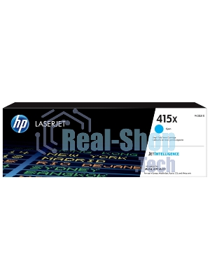 Картридж лазерный HP 415X W2031X голубой для HP HP LJ M454/MFP M479 (6000 стр.)