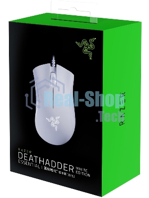 Мышь проводная Razer DeathAdder Essential белый, 6400 dpi, USB, кнопки - 5