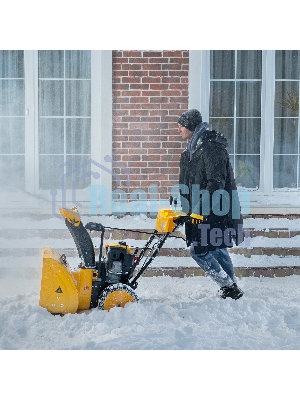 Бензиновая снегоуборочная машина Denzel SBM 610S PRO, 212cc, эл.старт, фара, обогрев
