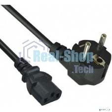 Кабель питания ExeGate PC-1,2 OfficePC 450W (Евровилка Schuko->С13) VDE-250V черный, 1.2м
